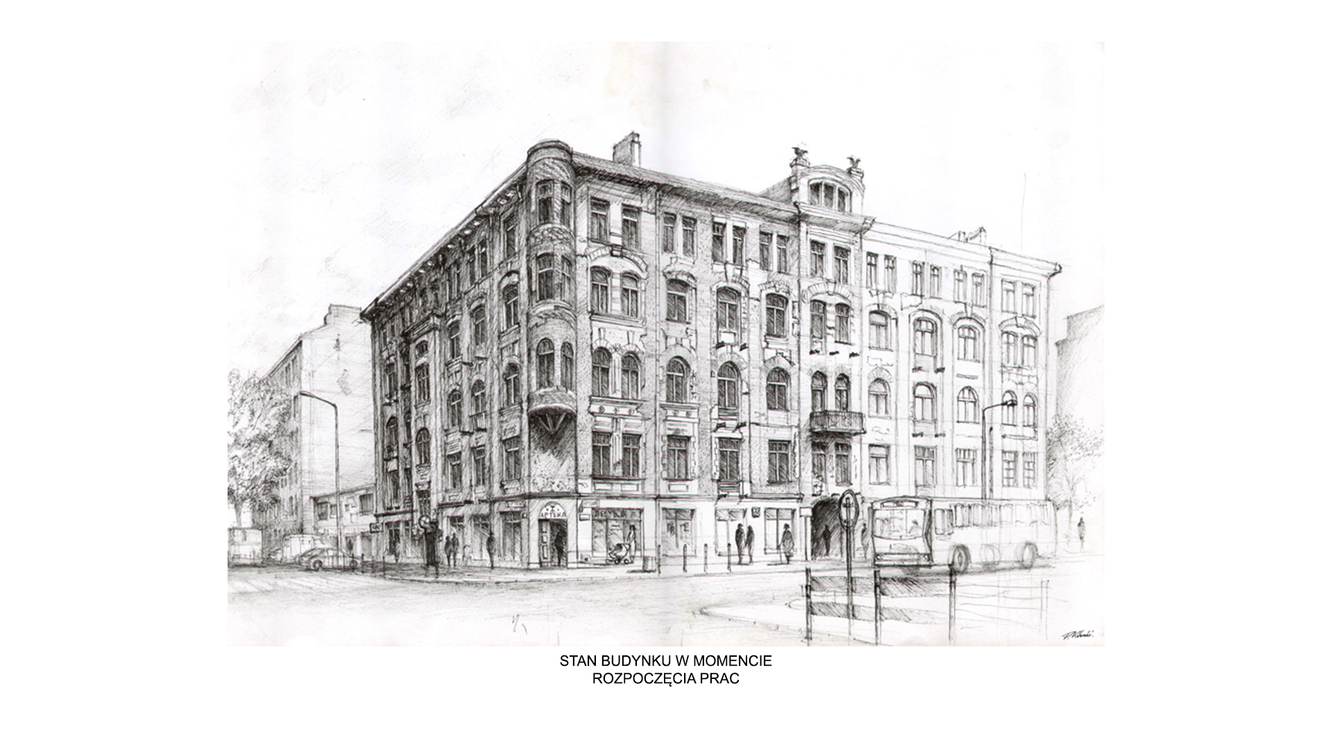 Kamienica Okrzei 26 przebudowa nadbudowa remont konserwacja dom pod sowami architektura Anna Rostkowska Piotr Kilanowski